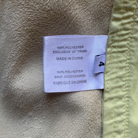 Proenza Schouler White Label Faux Leather Yellow MIDI Skirt 4 - Picture 9 of 9